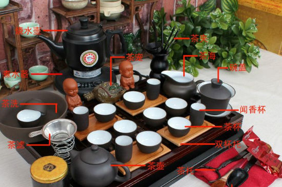 功夫茶具28件的名稱，功夫<a href=http://m.silkroadstores.com/chaju/ target=_blank class=infotextkey>茶具套裝</a>介紹