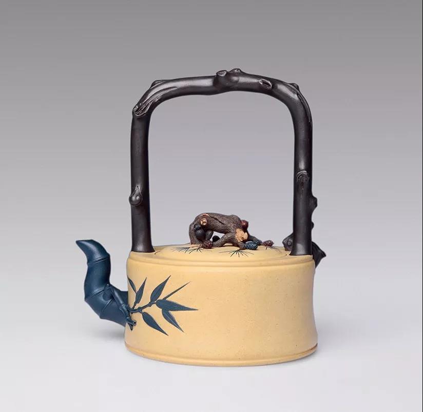 10種最美花器提梁壺，精美別致雕花紫砂壺!