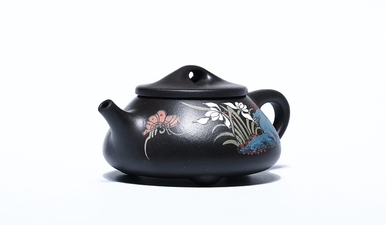 石瓢手工紫砂壺，精致典雅紫砂壺