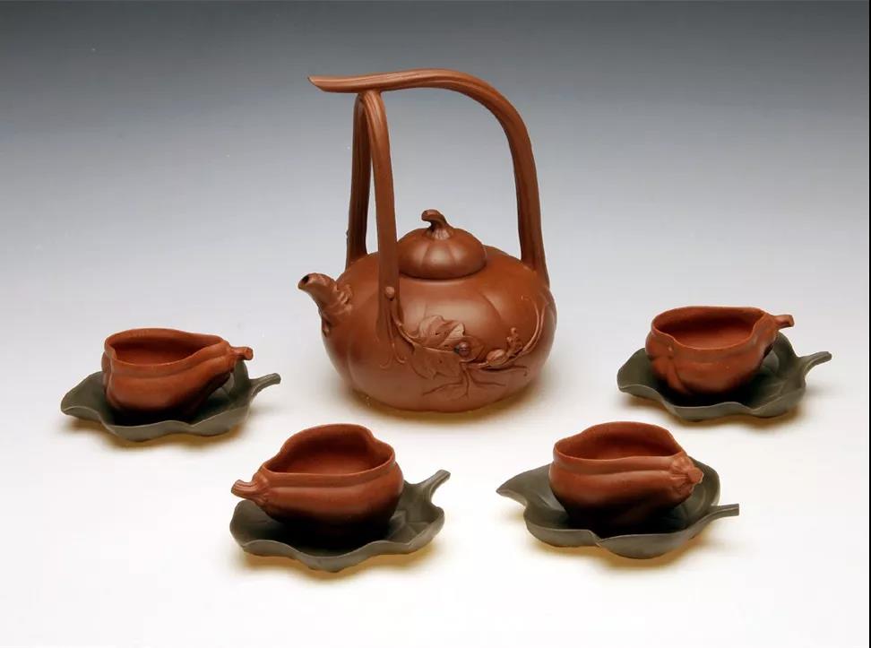 10種最美花器提梁壺，精美別致雕花紫砂壺!