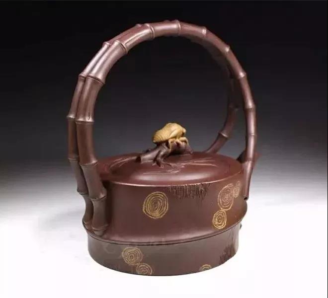 10種最美花器提梁壺，精美別致雕花紫砂壺!