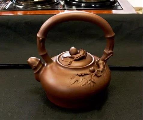 10種最美花器提梁壺，精美別致雕花紫砂壺!