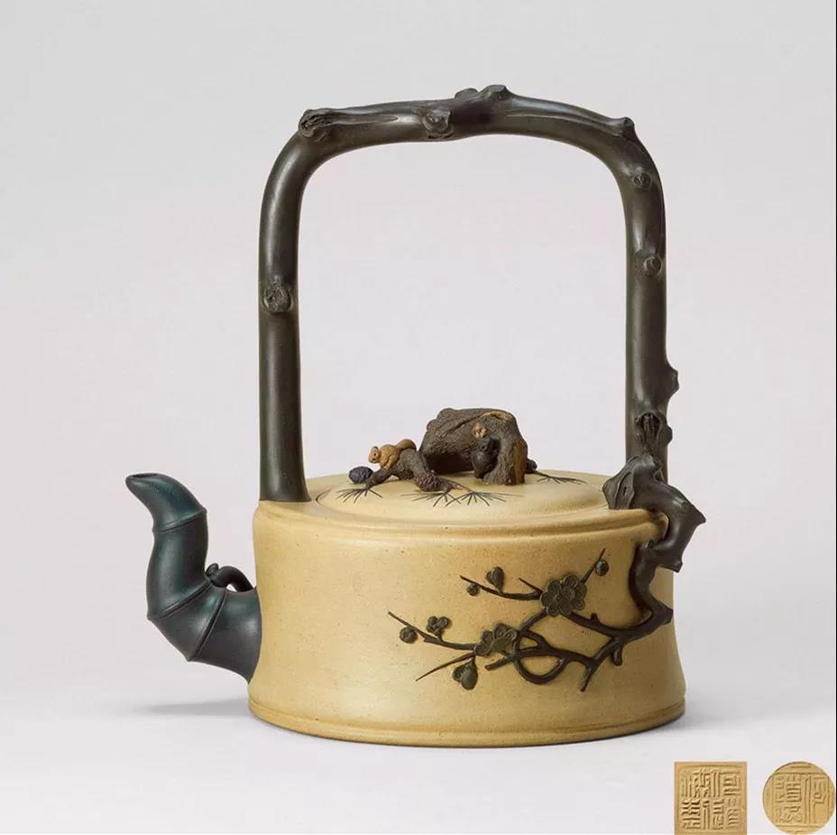 10種最美花器提梁壺，精美別致雕花紫砂壺!