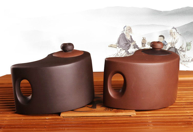 太極陰陽紫砂壺，創(chuàng)意格紫砂壺